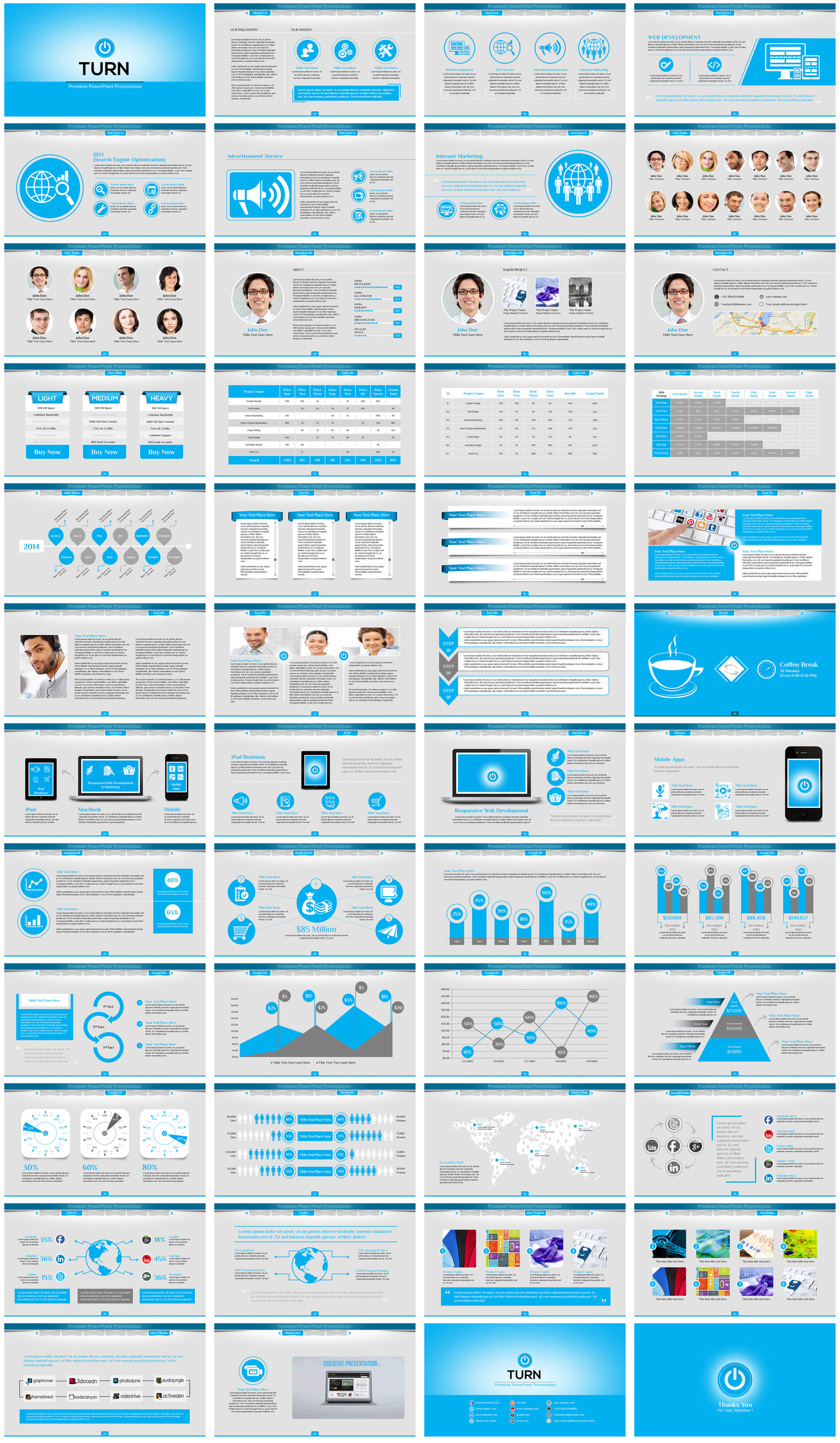 Animated Business PowerPoint template - TemplateMonster
